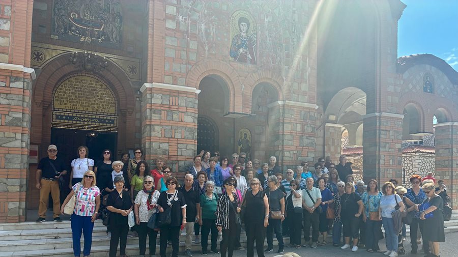 Επίσκεψη για τα μέλη των ΚΑΠΗ του Δ. Λαρισαίων στην Ιερά Μονή Παναγίας Σουμελά