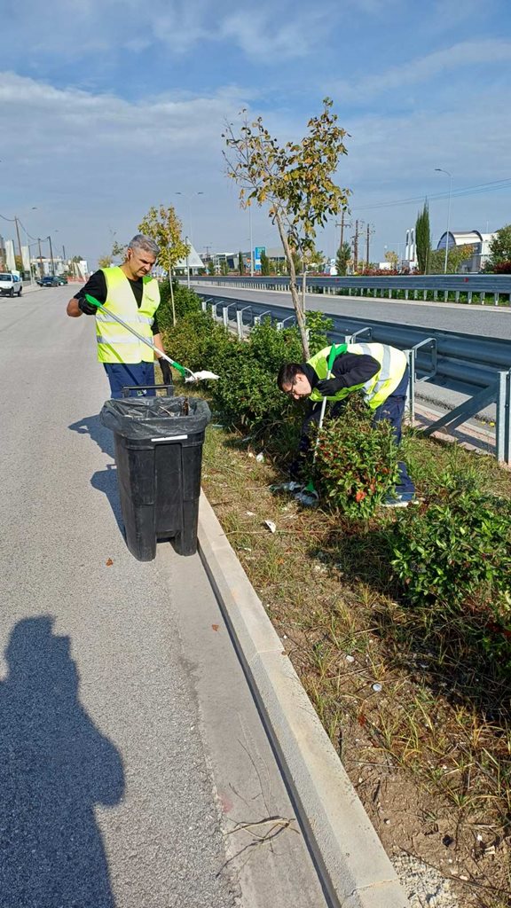 Στιγμιότυπο από τον καθαρισμό οδικών δικτύων