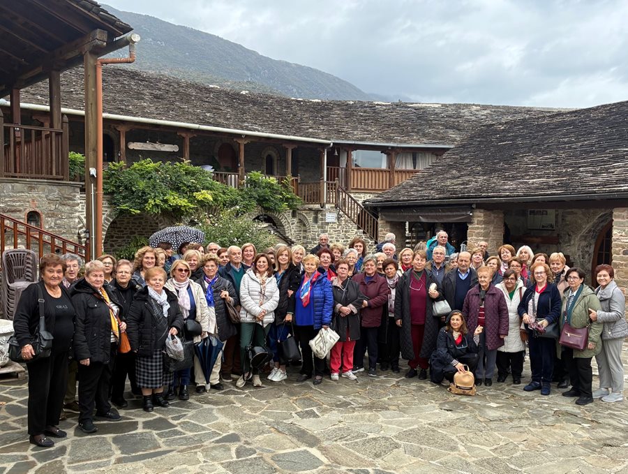 Στιγμιότυπο από την  διήμερη εκδρομή των ΚΑΠΗ στα Ιωάννινα