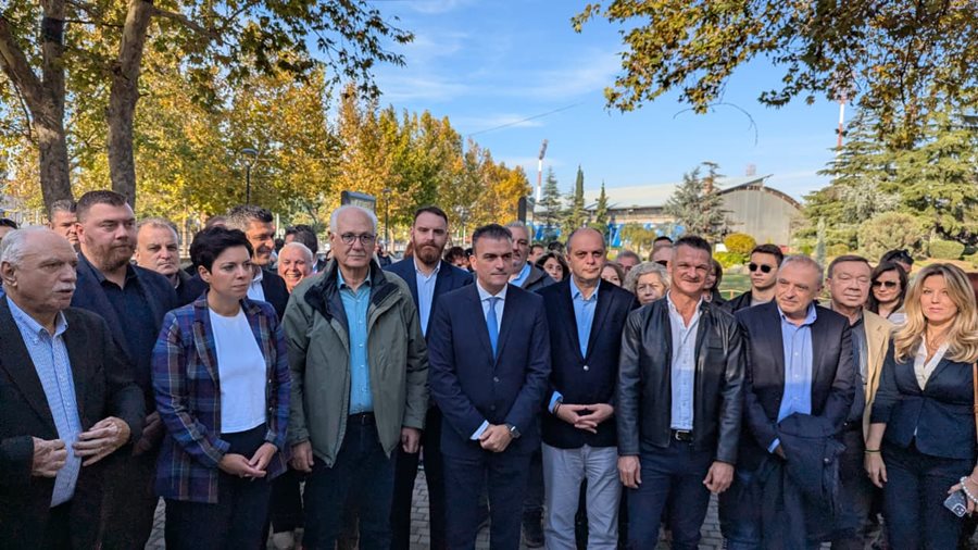 Στιγμιότυπο από τα εγκαίνια του Ιπποκράτειου Βοτανικού Κήπου